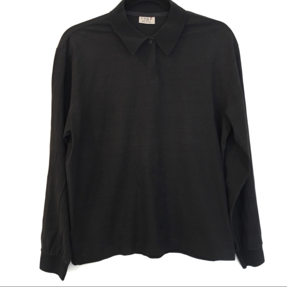 [COMO] 100% Cotton Breathable One Button Shirt M